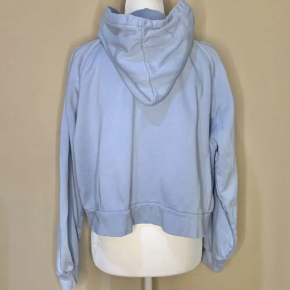 Sezane Hoodie Pullover Sweatshirt Sweat Pacey Sky Blue Women’s Size Extra Small - Picture 2 of 10